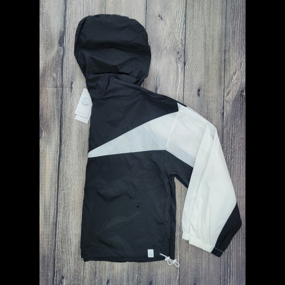 Johnny Was Calme NWT Elements Black and White Zip Up Windbreaker Jacket - Picture 2 of 14